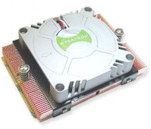 1U CPU fan for AMD socket F 1207-pin CPU, 3.5" mounting pitch
