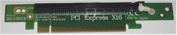 1U PCI Express 16X VGA slot Riser card