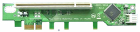 1U riser converter changing Express 1X into 32-bit slot