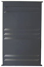 1U shelf 27", SOLID structure supporting up to 180 lbs