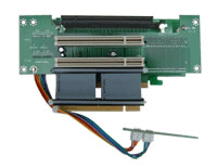2U Riser with 32-bit 2 xPCI slot with ribbon + 1 x Express 16X slot