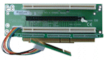 2U riser with 2 x 64-bit PCI-X slots and 1 x PCI-Express 16X slot