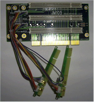 2U 3x32-bit PCI riser for  Intel S845WD1 MB