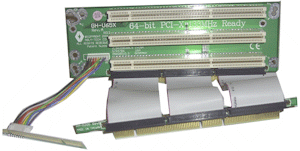 2U PCI-X 133Mhz 64-bit riser w/ 3" ribbon cable(Good for SE7520BD2-1, 2, 6 slots)