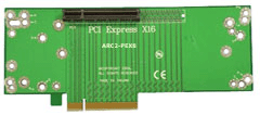 2U riser with single PCI Express 8X slot on  Riser card