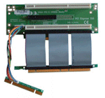 2U Riser 2 x 64-bit + 1 x 8X PCI-Express for X6DHD MB, etc.