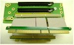 2U riser with 2 PCIE x16 slots and 1 x PCI-X 64-bit slot