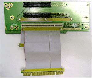 2U riser with 2 of PCIE 8X slots and 1 x 32-bit slot