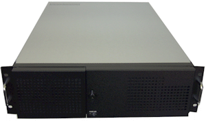 3U case, 8 bays, 5 fans, RoHS Case only(takes special PS)