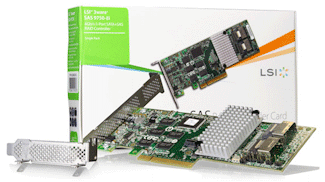 8 ports - LSI / 3WARE SAS 9750-8i 6GB PCI-E 2.0 Low Profile Ready SATA/SAS w/ 512M Cache-6GB/s