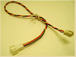 3-pin extension cord for 3-pin fans, 16" long