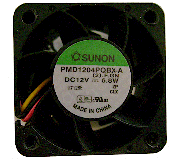 Sunon PMD1204PQBX-A  RoHs 4cm 6.8W 13000rpm high speed 3-pin fan