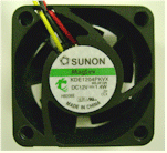 4cm x 2cm, 3-pin fan. 12" wires, 1.4W(low noise)