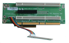 Intel S5000VSA(or SE7221BK1) 2U riser, 1 x 8x Express + 2 x 64bit PCI slots