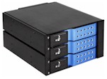 2x5.25" to 3x3.5" SAS/SATA 6.0Gb/s Trayless Hot-Swap Cage