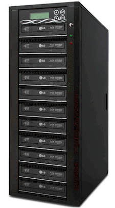 Blu-Ray Standalone Duplicator Barebone in 12-Bay case(Blu-Ray burner/HDD not included)