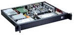 1U, 14.4" deep for Mini-ITX or Micro ATX MB, 4 fans, 4(or 6) bays, NO PS