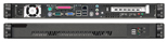 1U Mini-ITX 9.84" Deep Rack Mount Chassis, with 250W PS