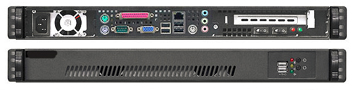 1U Mini-ITX 9.84" Deep Rack Mount Chassis, with 250W PS