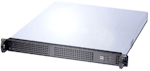 1U, 25.98" deep(12 x 13" MB OK), 3 bays, 4 x 4cm fans, NO PS