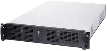 2U(12 x 13 MB OK), both 3-slot & 7-slot windows, 11 bays, NO PS(takes PS/2)