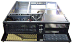 2U, 6 bays, 3 fans, case 20.5" deep only, no PS(Good for 12 x 13")
