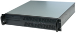 2u, 15.25" deep, 2 x 5.25" open bays + 2 x 3.5" HDD bays, NO PS(takes PS/2)