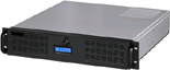 2U, 17" deep, 4 x 5.25" open bays, takes PS/2, Mini-ITX or extended Mini-ITX MB