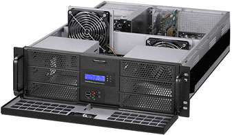 3U, 6x5.25" open + 2 x hidden 3.5" HDD + 2 x hidden 2.5" HDD Bays, NO PS(takes PS/2)