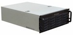 4U, 25.5" deep, 20 x 6Gb/s SATA/SAS HDD trays + 3 more bays, NO PS