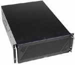 4U, 10 x 5.25" bays open, with door, NO PS