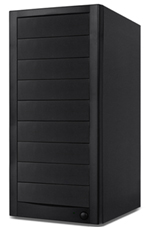Exteranl 9-Bay tower with 300W, 2 x 8cm fans