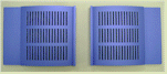 2 doors(left and right) for D-400xx (D-400-6, CK480 or CK480Long, etc) cases with filter in each doo