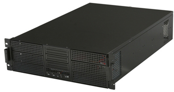 3U E-ATX  with 6 x 5.25" Bays Rackmount Chassis, with 800W PS