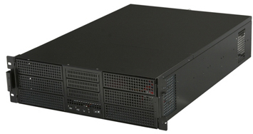 3U E-ATX with 6 x 5.25" Bays Rackmount Chassis, with 800W PS