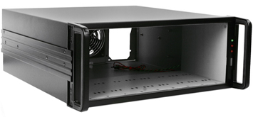 4U, 9 x 5.25" open bays, for Disc Array JBOD appliactions ONLY(does NOT take MB)