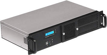 2U, 9.84" deep  (2x5.25"+ 2x3.5"+4x2.5" HDD Bays) Rack / Wallmount Chassis, NO PS