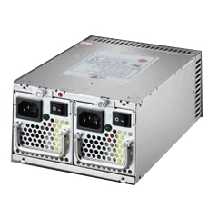 EMACS PS2 300W 1+1 Hot-Swap Redundant PS, 20+4pin + 6 Molex + 2 FDD connectors
