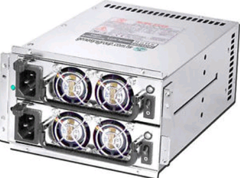 Mini 500W redundant PS, PS/2 size, 20/24pin+4+8pin + 6pin9 Molex+ 4 x SATA connectors
