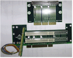 2U riser with 2 x32-PCI +  short/long AGP(4X/8X) slots
