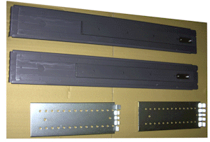 General Device HEAVY DUTY Rails(24" to 30") for 4U up to 8U cases
