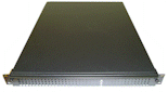 1U, 24.75" deep, 4 bays, 8 fans, with 500W ATX PS