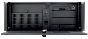 4U, 20.5" deep, 6(or 8) bays, 2 fans, case only  (12 x 13" MB OK)