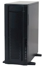 12-Bay Black server case with 1 x 12cm fan, 12" x 10" MB OK, NO PS