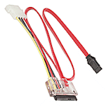 Combo Converter for SATA power and SATA Data(2 into 1)