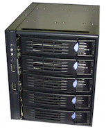 Chenbro 5 6G/s Serial ATA II/SAS RAID Enclosure using 3 x 5.25" bay