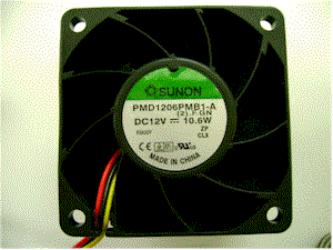 Sunon 6CM(60mm x 38mm) High Speed 8000 rpm Ball Bearing Fan