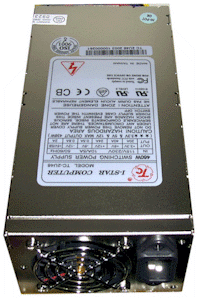 Sure-Star 2U 460W PS, 20/24+8+4pin for dual Xeon/Opetron MB