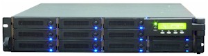 2U x 12Bay PCI-Express-to-SAS/SATA RAID Subsystem(HDD not included)