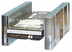 2-to-3 Mounting bracket for 3x HDD's to be installed in 2 x 5.25" bays